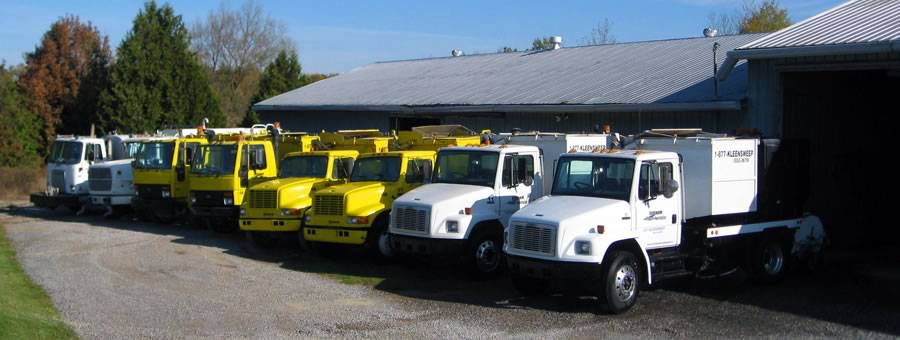 Peterborough Power Sweep Row of Trucks